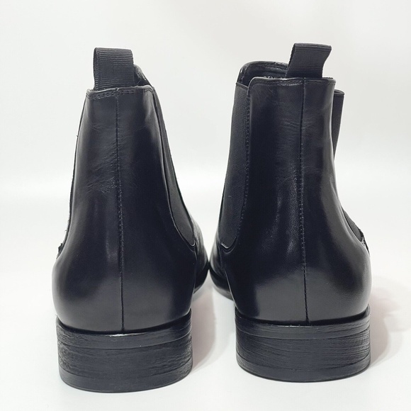 NEW Robert Graham Men’s Dawson Chelsea Boots Embossed Skull Roses Black Leather - Picture 7 of 16